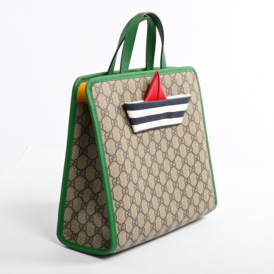 チルドレン トートバッグハンドバック GUCCI（グッチ） バッグ チルドレンズ GG トート ハンドバッグ ラバー