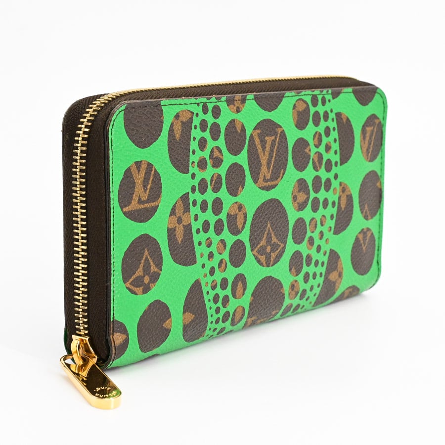 LVxYKジッピーウォレット(約W19xH10cm(実寸) グリーン): ブランド財布