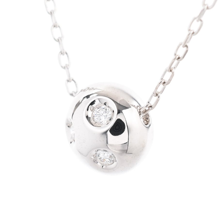 ダイヤ ネックレス | K18ホワイトゴールド | 中古A品| レディース