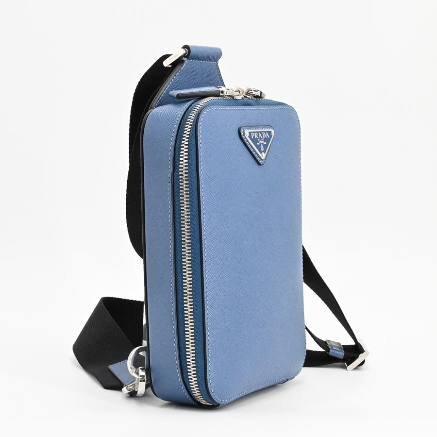 ブリックサフィアーノワンショルダーバッグ(約W14xH20xD5cm(実寸