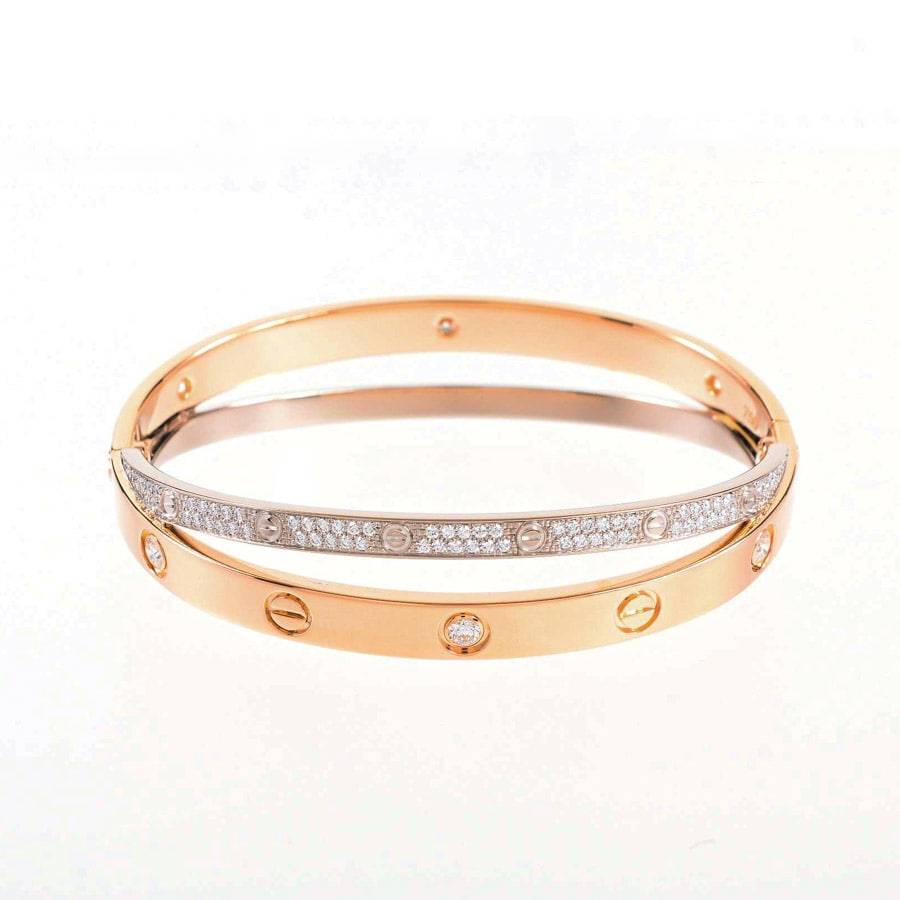 ラブブレス | K18WP | 中古A品| レディース│カルティエ 【公式