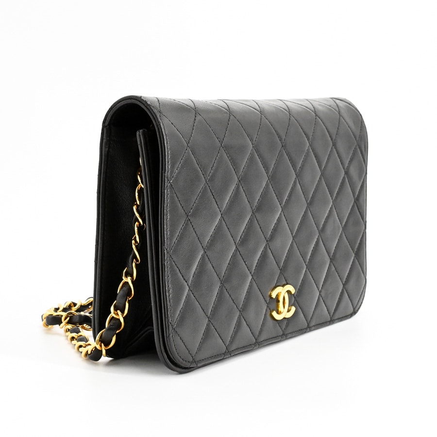 チェーンショルダーバッグ(約W23xH16xD4cm(実寸) ブラック): ブランド