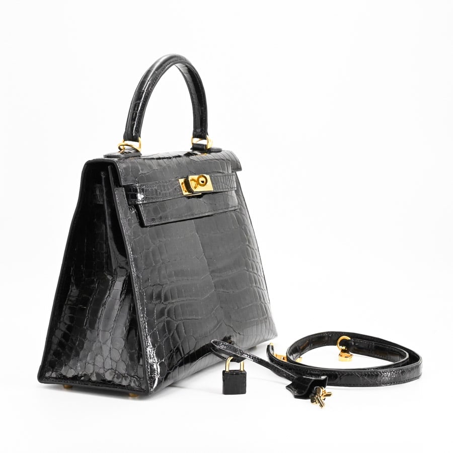 ケリー28(約W28xH22xD12cm ブラック): ブランドバッグ【公式】ブランド