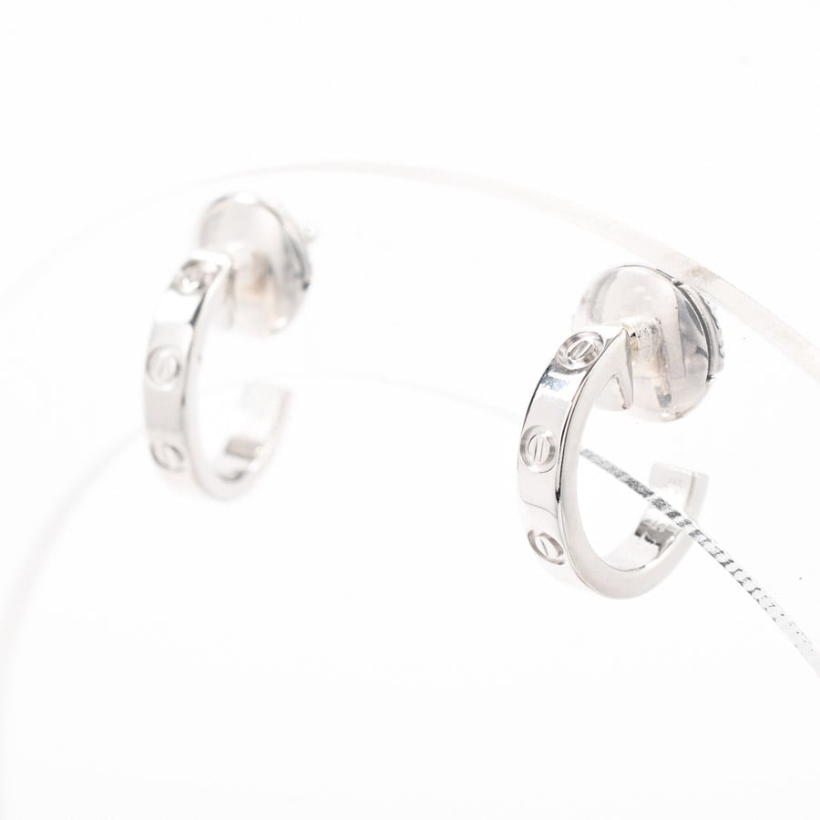 ミニラブピアス | B8028900 | K18ホワイトゴールド | 中古A品