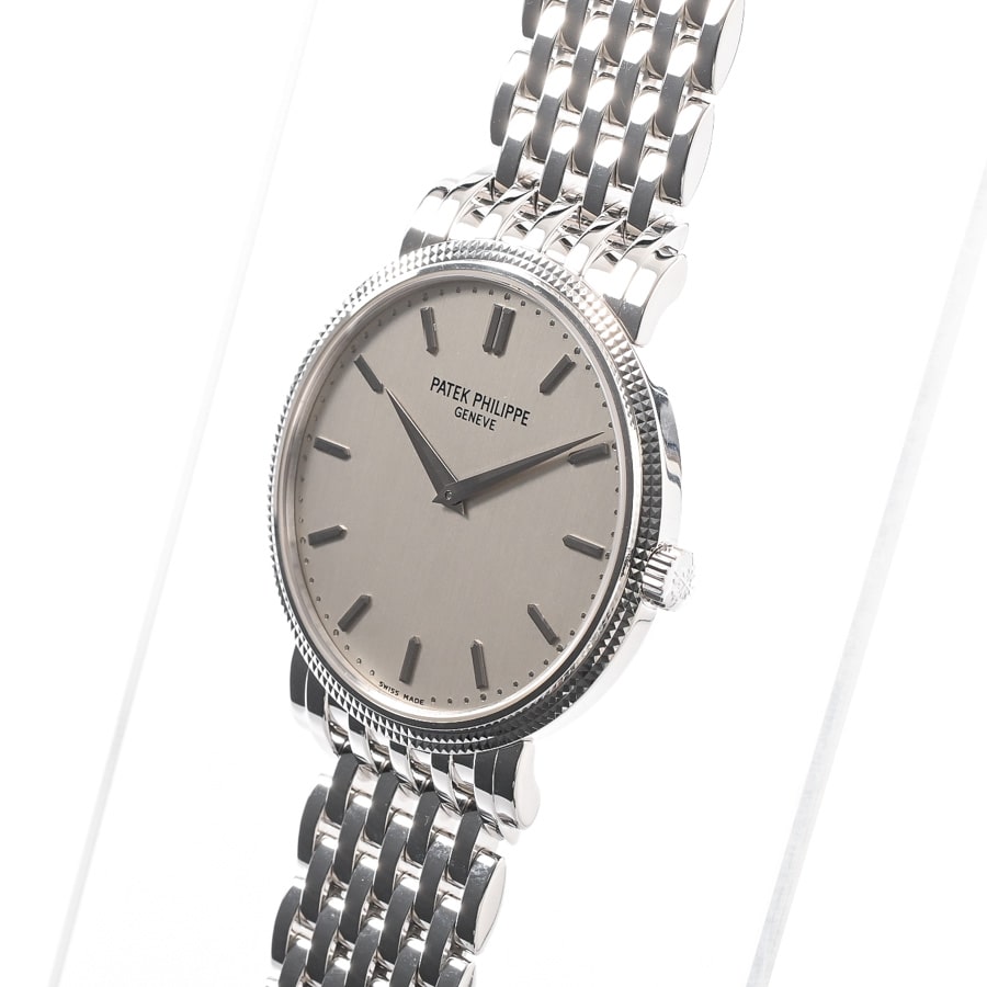 カラトラバ(ケース:約35mm(実寸)/ブレスサイズ:全長約21.5cm シルバー