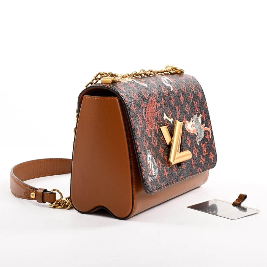 ツイストMM(約W23xH17xD9cm ブラウン): ブランドバッグ【公式