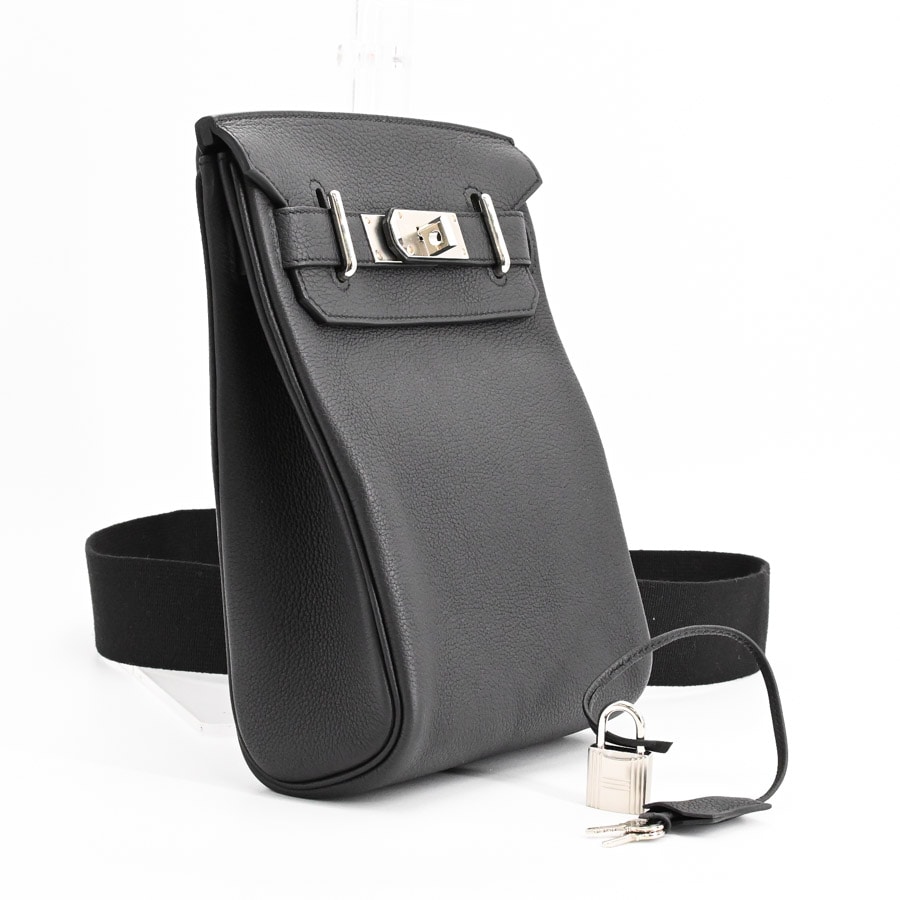 中古 エルメス HERMES ユニセックス ハンドバッグ ローズリップ 中古 