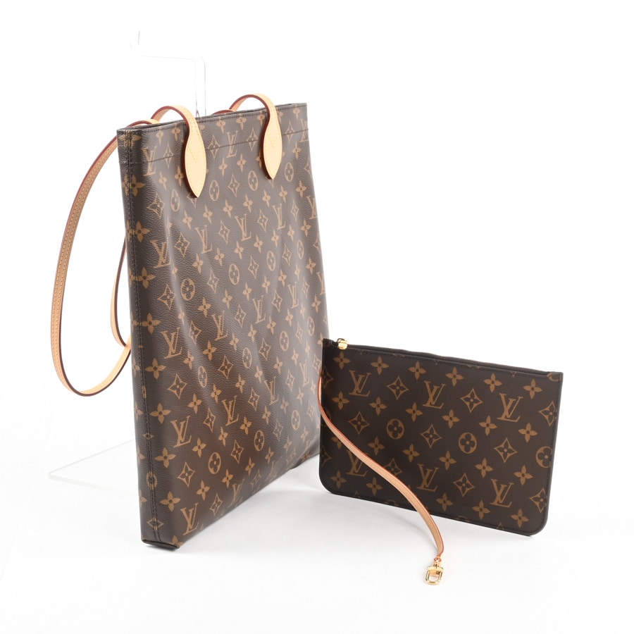 キャリーイット(約W35xH38xD3.5cm(実寸) ブラウン): ブランドバッグ