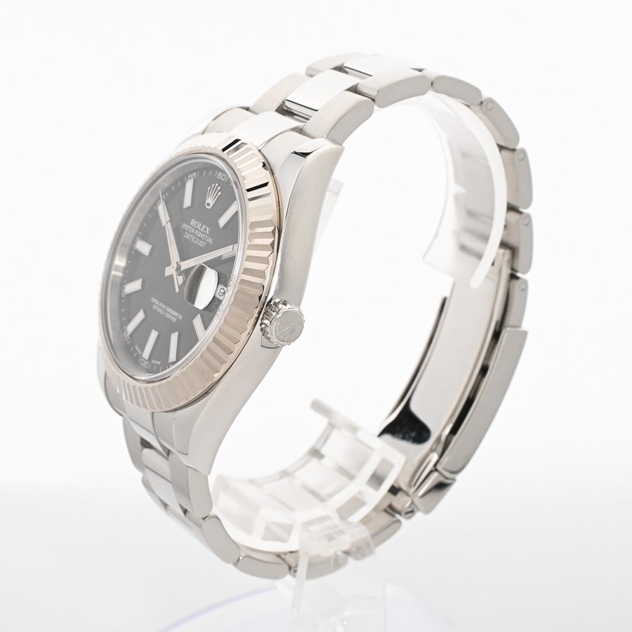 デイトジャスト2(ケース:約41mm/ブレスサイズ:約18.5cm ブラック