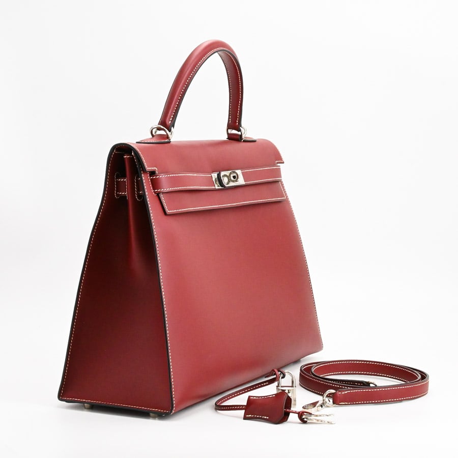 ケリー35(約W35xH24xD13cm ルージュアッシュ): ブランドバッグ【公式