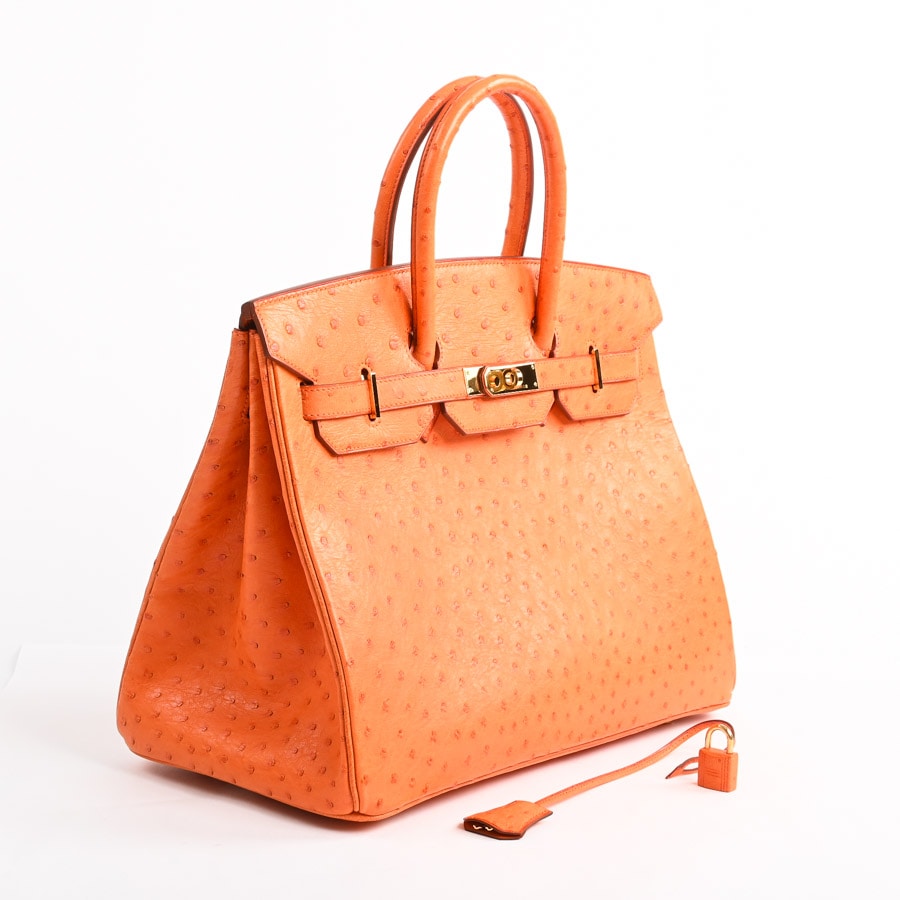 バーキン35 | ハンドバッグ | オーストリッチ | 中古A品| レディース 