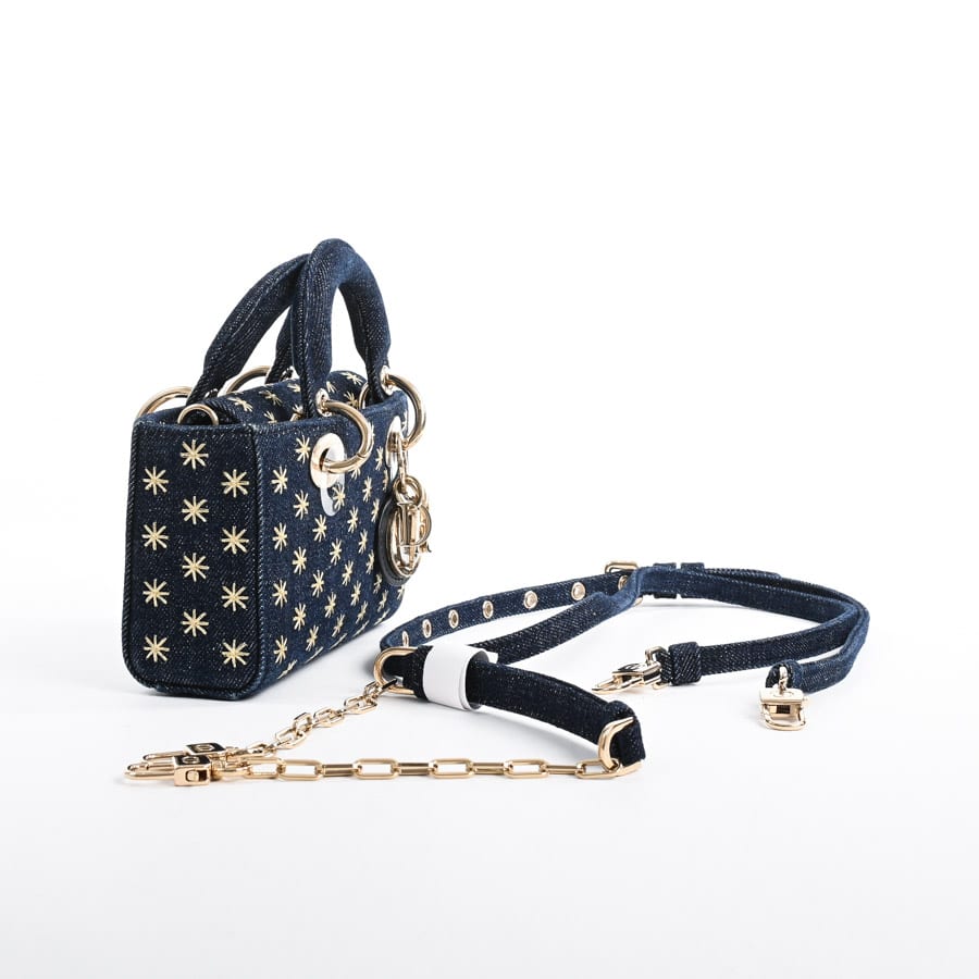 Lady D-Joyマイクロバッグ | クロスショルダーバッグ | デニム | 中古A