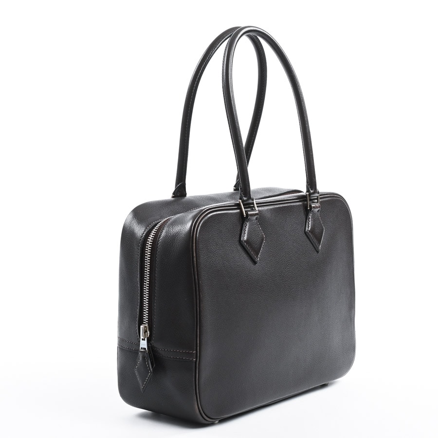 美品 HERMES エルメス プリュム28 オーダー品 ハンドバッグ 濃紺 