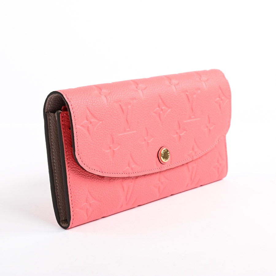 ポルトフォイユエミリー(約W18.5xH9.5cm(実寸) ピンク): ブランド財布