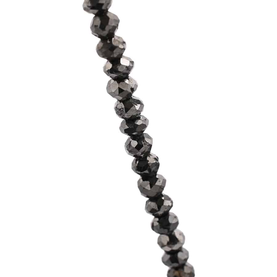 ブラックダイヤ ネックレス(チェーン長さ(留め具含):約40.5/45cm