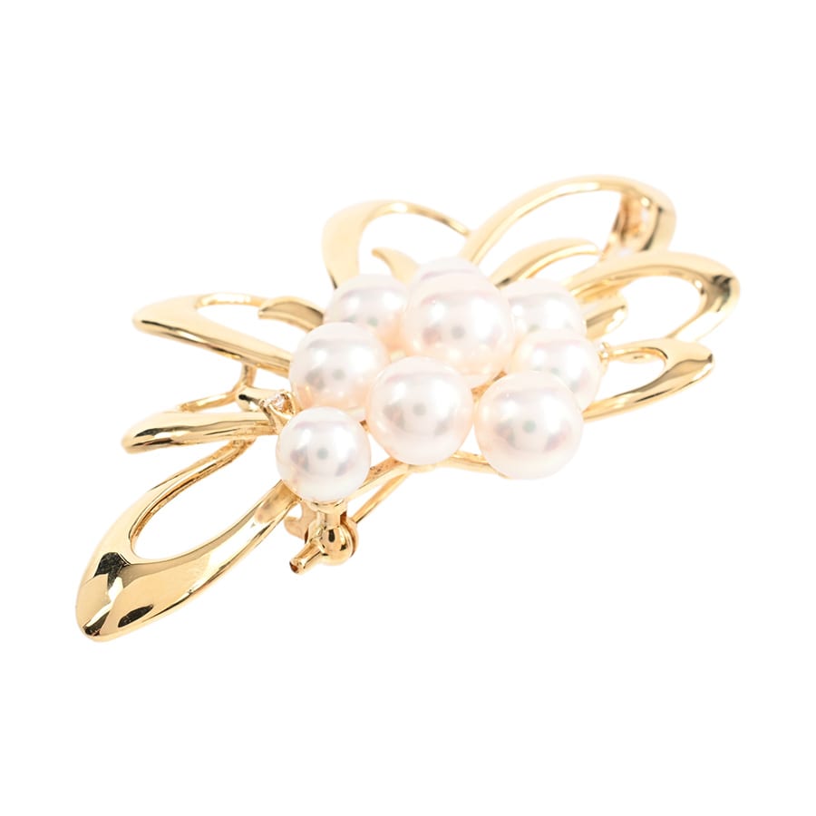 パール ブローチ | K18イエローゴールド | 中古A品| レディース