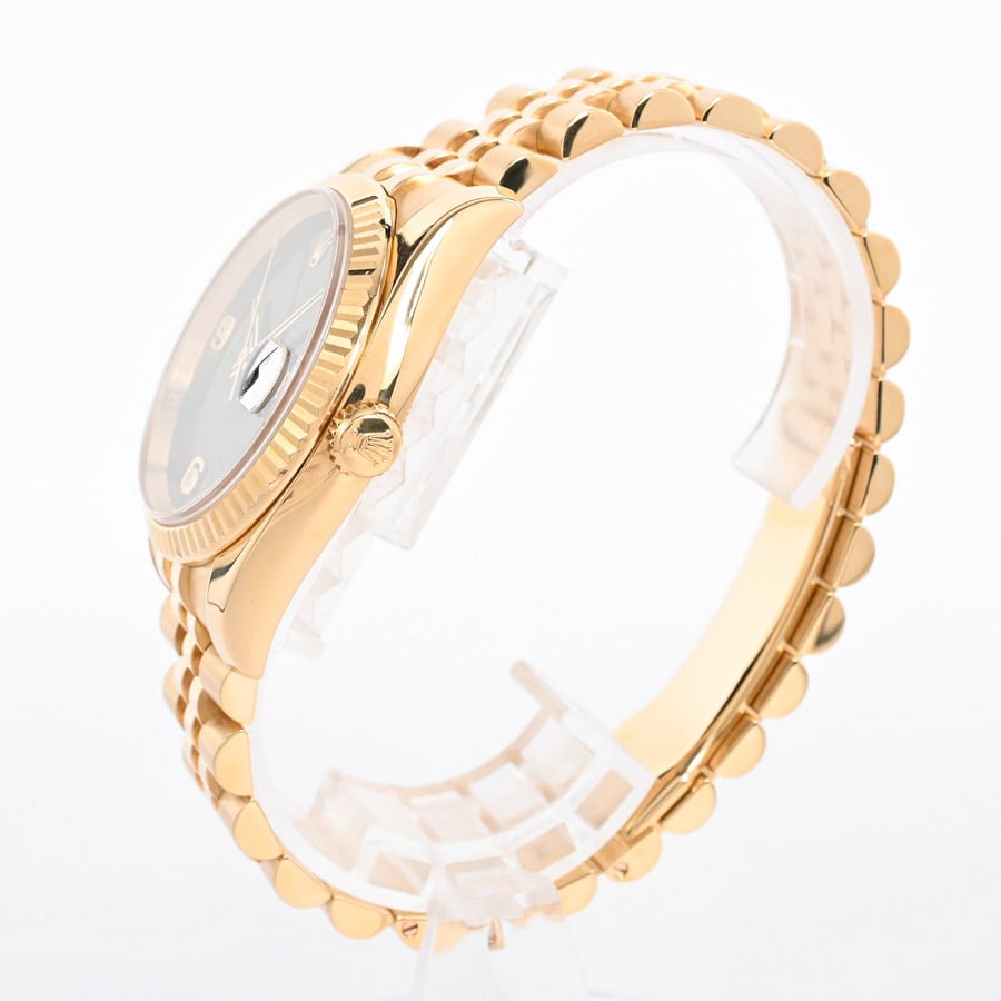 デイトジャスト(ケース:約36mm(実寸)/ブレスサイズ:約18cm オニキス