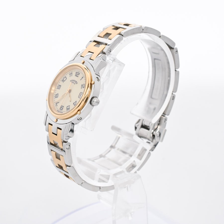 クリッパー(ケース:約24mm/ブレスサイズ:約15.5cm アイボリー