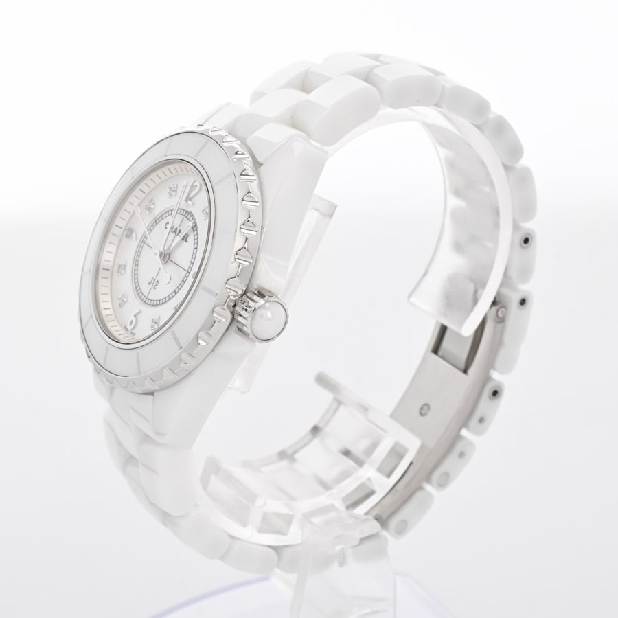 J12 33mm(ケース:約33mm/ブレスサイズ:約16.5cm ホワイトシェル
