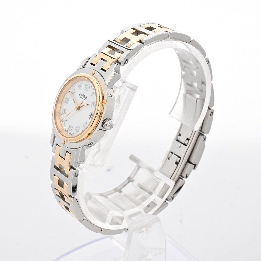 クリッパー ナクレ(ケース:約24mm/ブレスサイズ:約16.5cm ホワイト