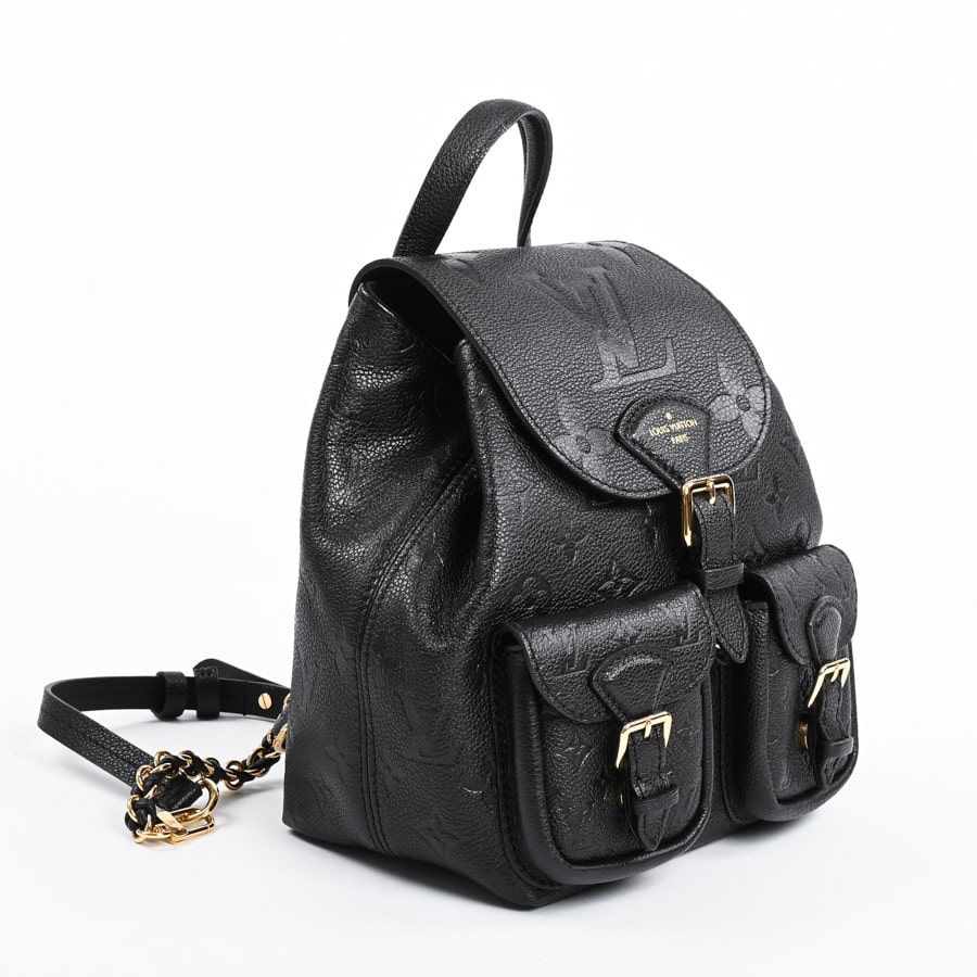 LOUIS VUITTON M47072　バックアップ モノグラム ブラック バックアップ | M47072 | バックパック | 中古A品| レディース│ルイ
