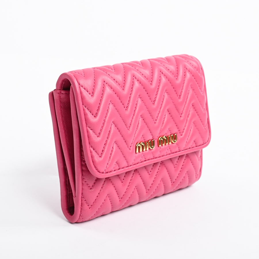 【最終値下げ】　miruve ミニウォレット　ソフトピンク 最終値下げ】 miruve ミニウォレット ソフトピンク ファッション小物