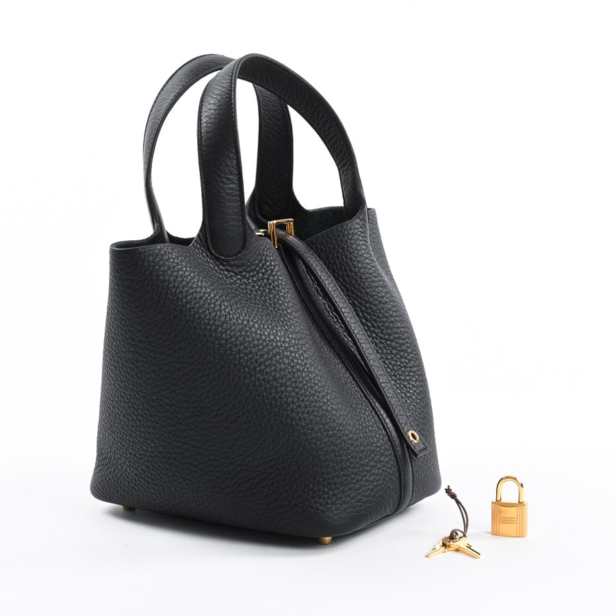 HERMES ピコタンロック PM ブラック ピコタンロックPM | ハンドバッグ | トリヨンクレマンス | 未使用品
