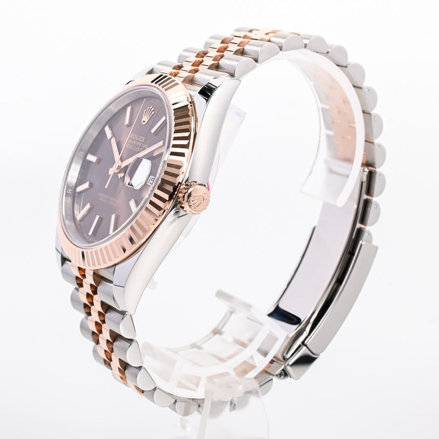 DATEJUST デイトジャスト 41 シェル 10p ロゴコンビ 126331 出品