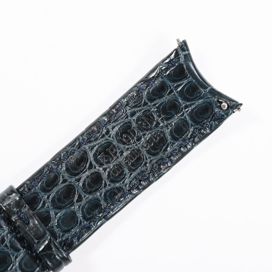 ネイビー クロコ レザーストラップ 20-19mm | 中古SA品| メンズ
