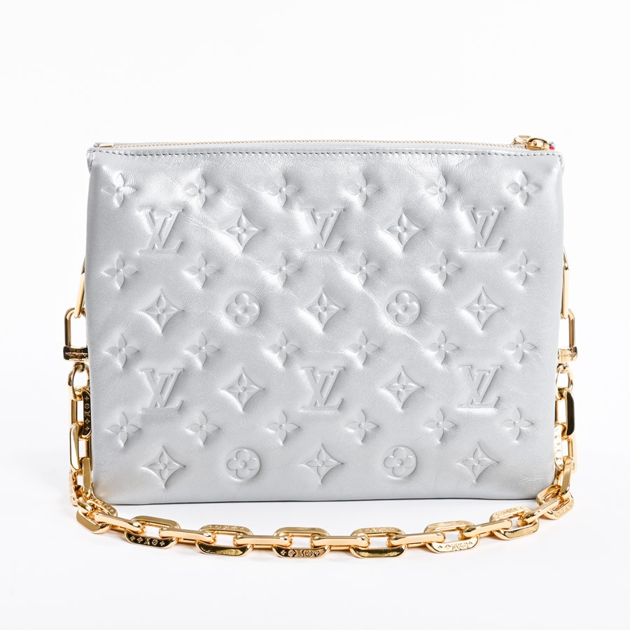 最終セールルイヴィトンクッサンPMシルバー ショルダーバッグ 質屋 LOUIS VUITTON ルイ・ヴィトン ショルダーバッグ クッサン