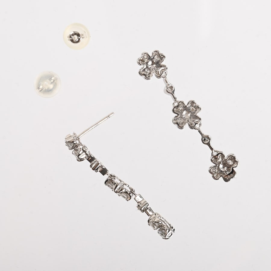 ダイヤ ピアス | プラチナ900 | 中古A品| レディース│ノン