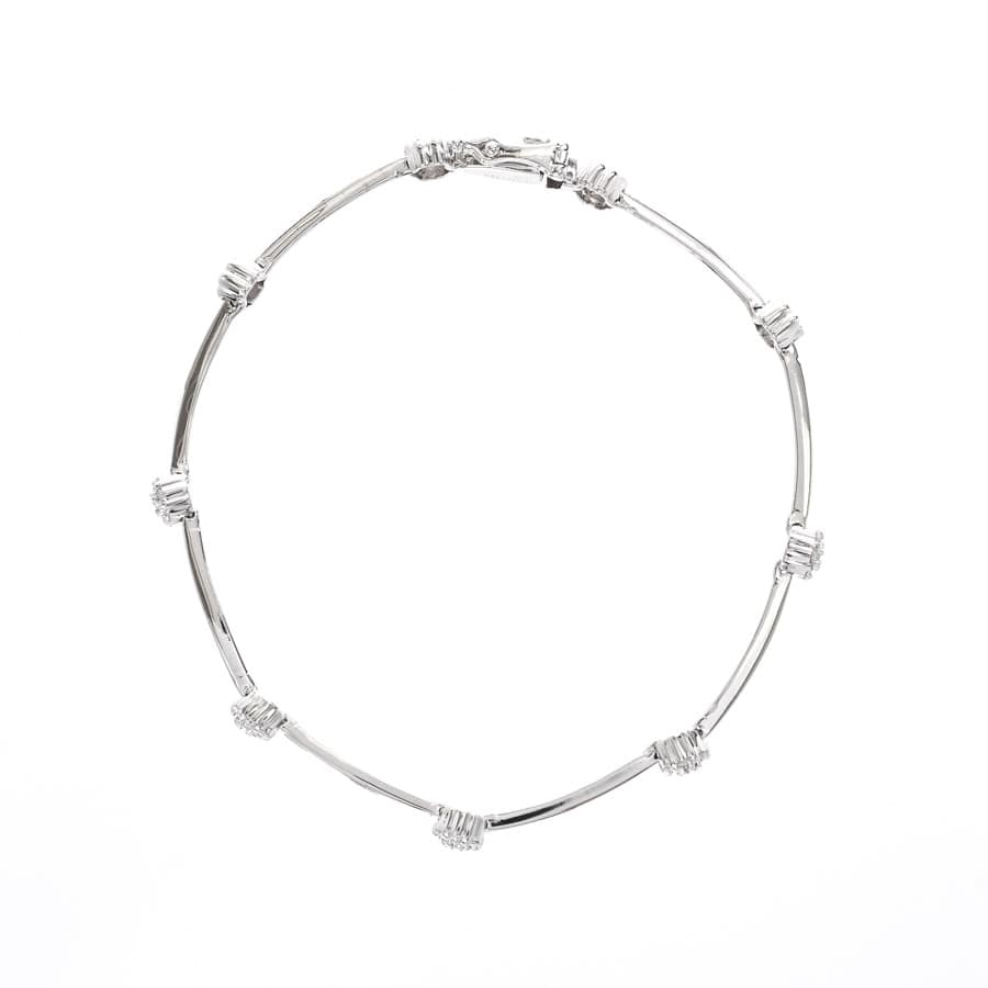 ダイヤ ブレスレット | K18ホワイトゴールド | 中古A品