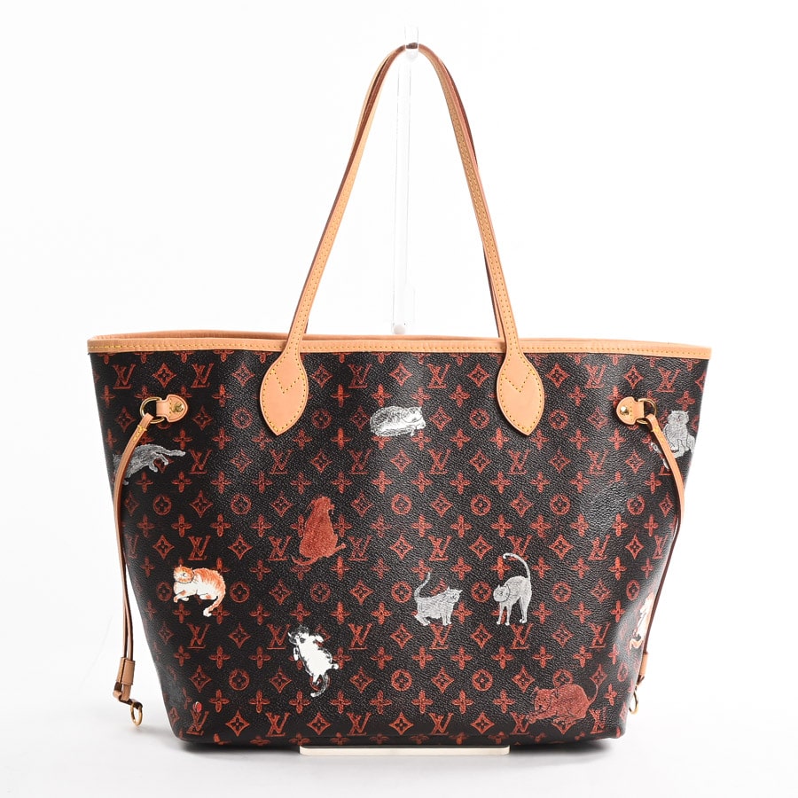 Neverfull MM Monogram Mid Size Cherry Red Tote | LOUIS VUITTON ®