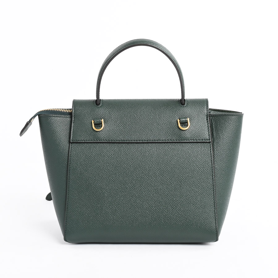 VINTAGE●CELINE●セリーヌ ナノベルトバッグ グリーン ベルトバッグナノ(約W20/28xH18xD11cm グリーン): ブランド