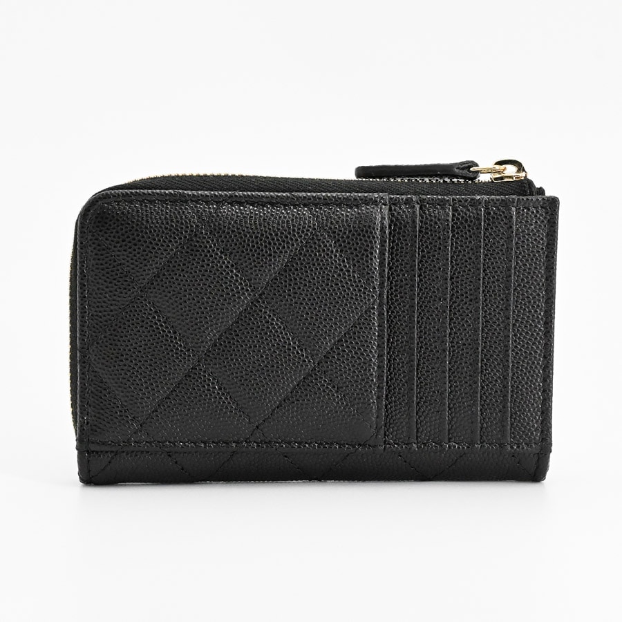 新作CHANEL★ブラウン キャビア XLサイズ フラップカード直営1点 コインカードケース | AP4180 | キャビア | 中古SA品