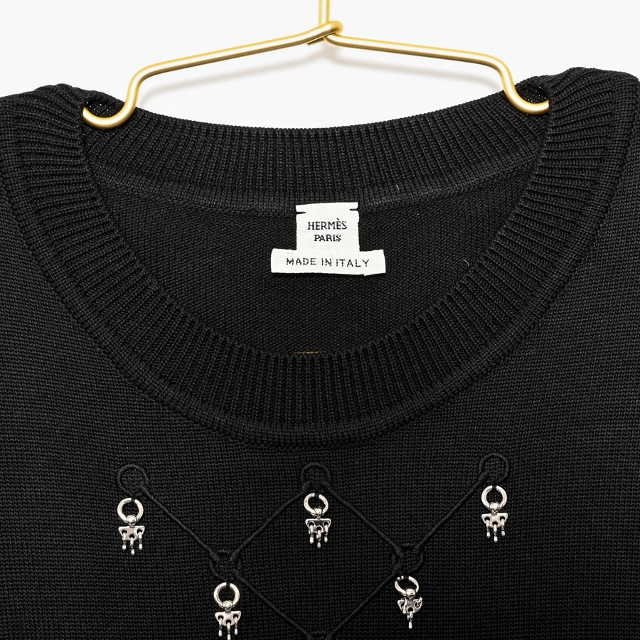 HERMES エルメス ニット 無秩序 ショートスリーブ ショートスリーブニット 《無秩序・フルール》 | Hermès