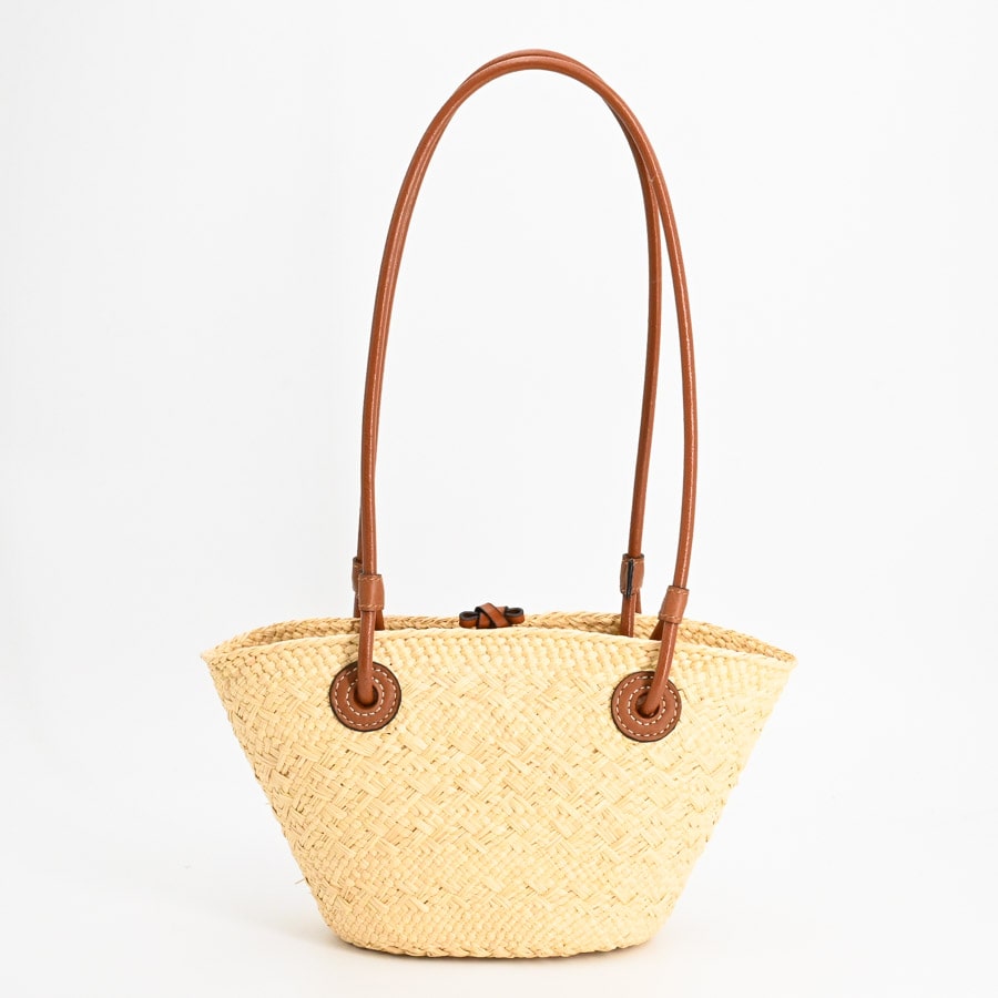 LOEWE バスケットバッグ アナグラム ミニ トート かごバッグ アナグラムバスケットバッグミニ | トートバッグ | ラフィア
