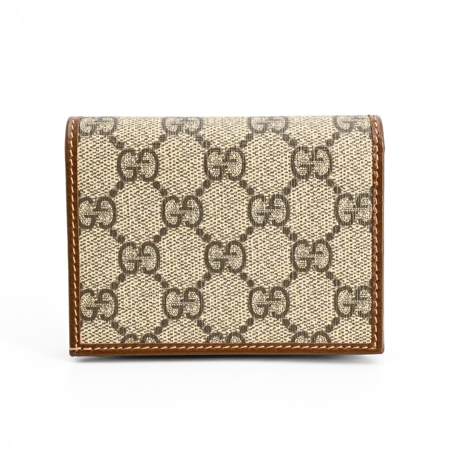 ★送料関税込★GUCCI グッチ ホースビット 1955 ミニウォレット グッチ ホースビット 1955〕カードケース ウォレットベージュ