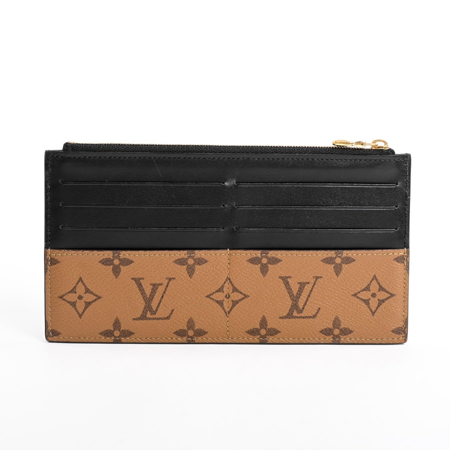【美品】ルイヴィトン スリムパース モノグラム 小銭入れ ケース 長財布 LOUIS VUITTON ルイヴィトン モノグラム スリムパース M80348