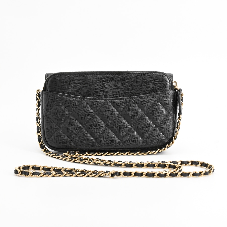 【CHANEL】AP2096 キャビア クラシック フォンホルダー バッグ CHANEL シャネル ショルダーバッグ MATELASSE マトラッセ AP2096