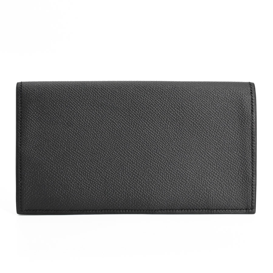 【現行モデル超美品】エルメス MC2 フレミング ブラック 2つ折り財布 メンズ HERMES（エルメス） 美品 超豪華 極上の逸品 MC2 フレミング メンズ 長