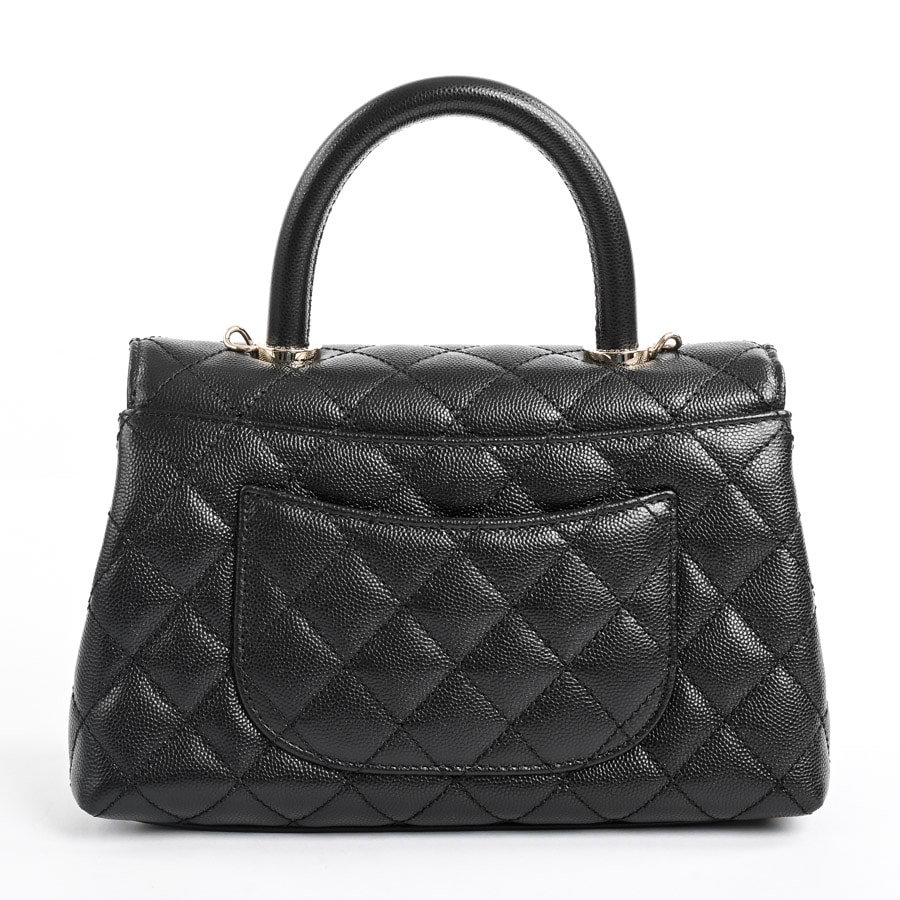 CHANEL パイル地オールブラックキャップ 24050932.jpg