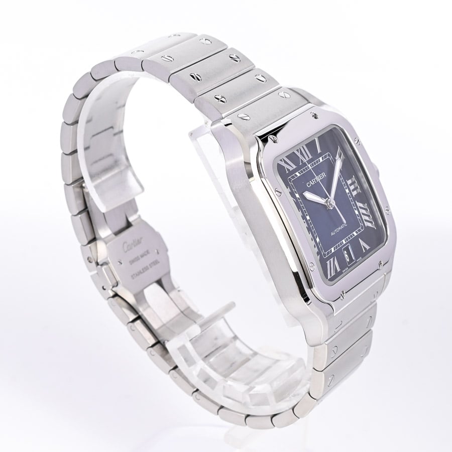 カルティエ Cartier サントスドゥカルティエ LM用 新品)CARTIER カルティエ サントス ドゥモワゼル LM W25067Z6