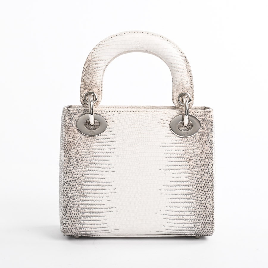 レディディオールミニ | ハンドバッグ | リザード | 中古AB品