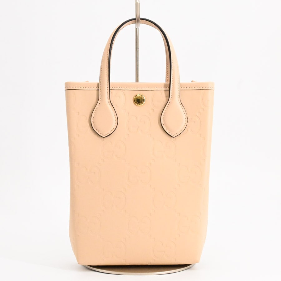 Gucci 星柄 ハンドバッグ ベージュ オレンジ GUCCI グッチ チルドレンズ ハンドバッグ トートバッグ オレンジ