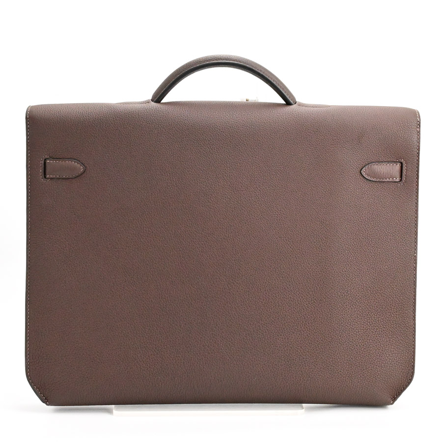 ほぼ未使用 エルメス ケリーデペッシュ36 トゴ レザー ビジネスバッグ 茶 完璧なフォルムが魅力】HERMES エルメス- ケリー デペッシュ36 (HERMES