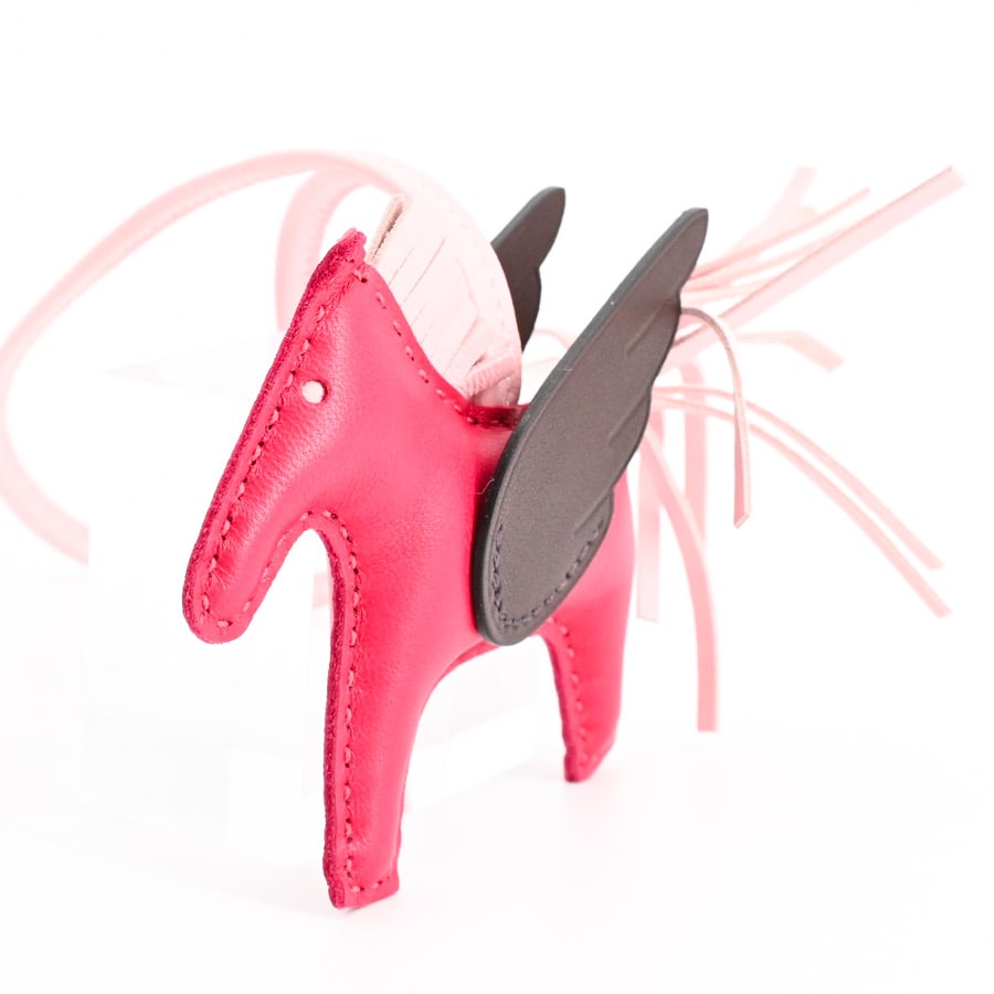 【nao】エルメス　ペガサスチャーム PM ローズサクラ　フランボワーズ エルメス<br>ロデオ ペガサス PM チャーム<br>フランボワーズ