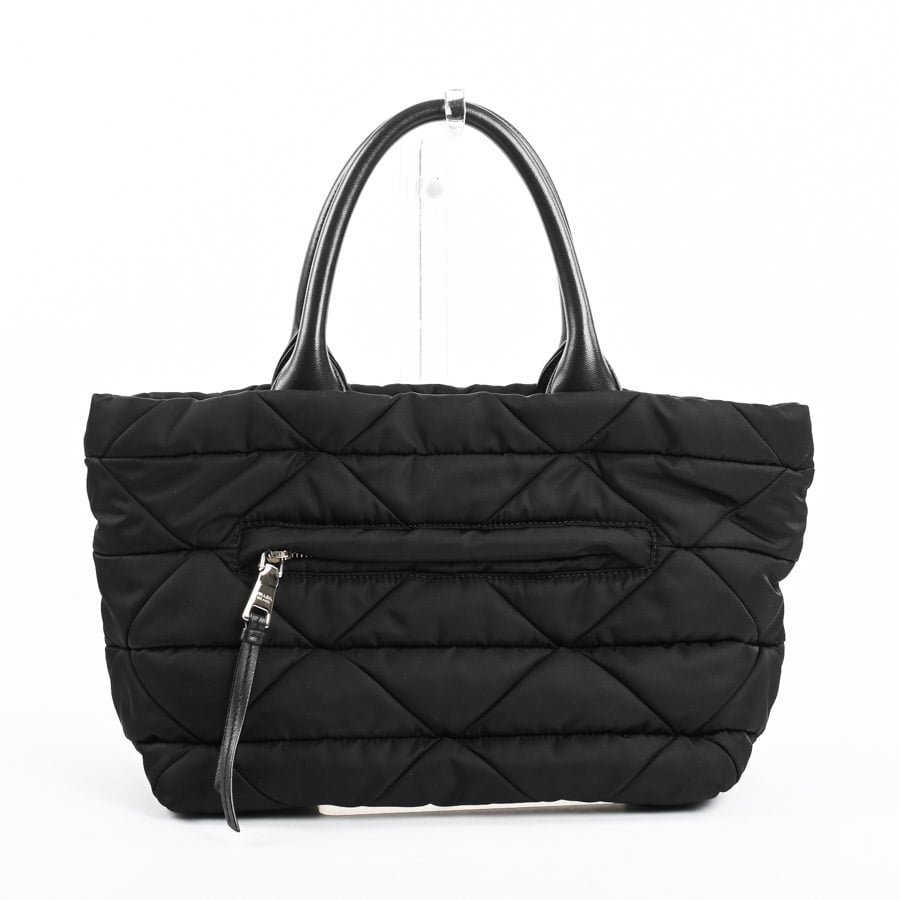 スモールパデッドRe-Nylonトートバッグ | 1BG436 | ハンドバッグ