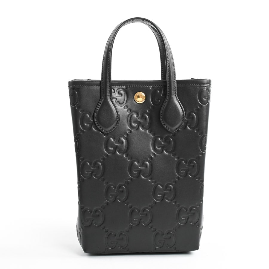 GGスーパーミニバッグ(約W14xH21xD5cm(実寸) ブラック