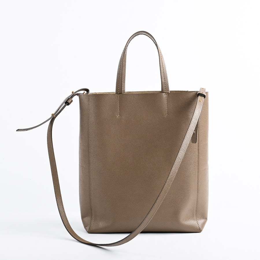 バーティカルカバスモール | トートバッグ | 型押しレザー | 中古AB品